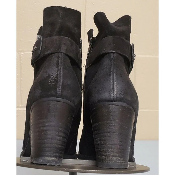 Paul Green 8.5 US Black Nubuck Sheridan Ankle Comfort Chic Boot/Bootie AU6 $490 - Picture 6 of 12